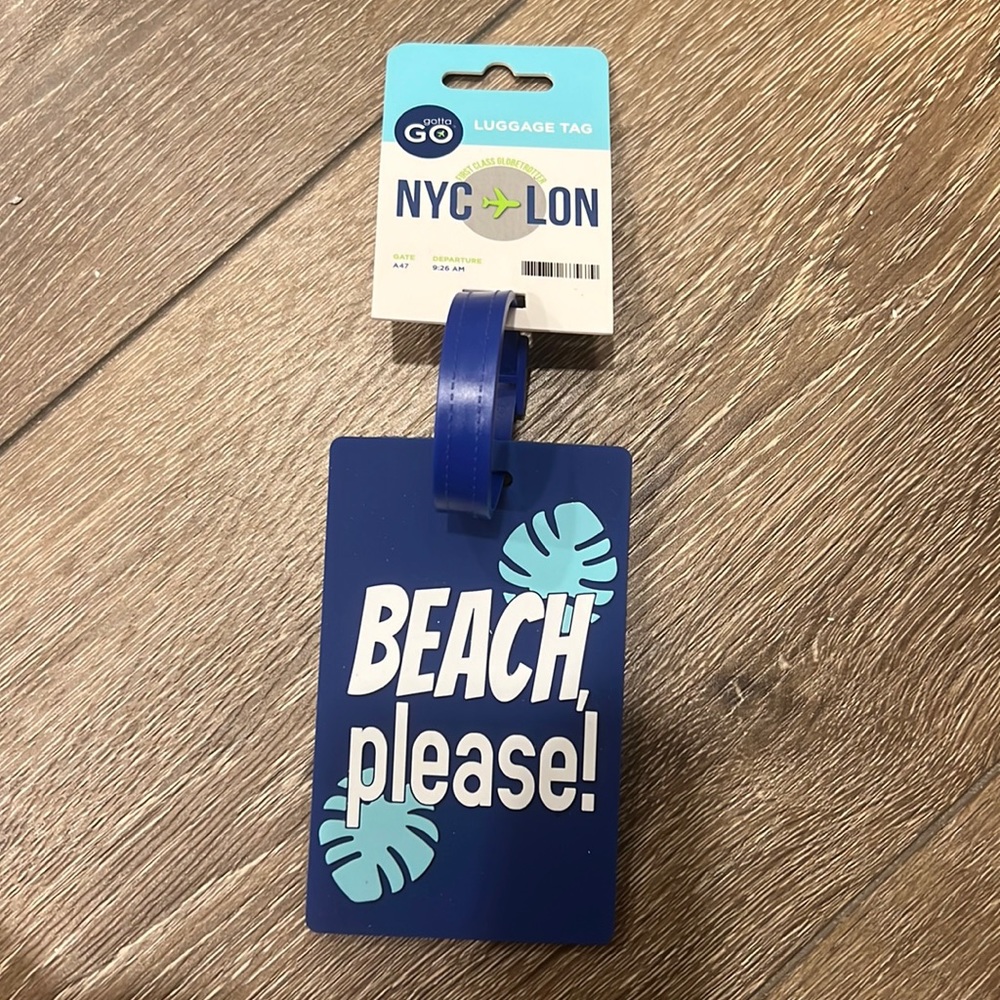 NWT Luggage tag
